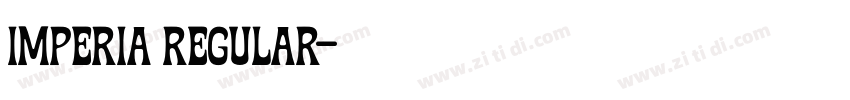 Imperia Regular字体转换 Imperia Regular字体转换